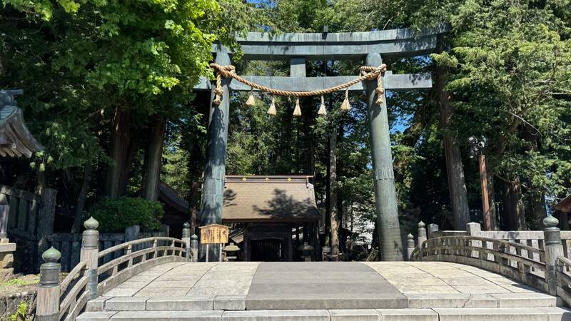 諏訪大社 上社本宮 (東参道)