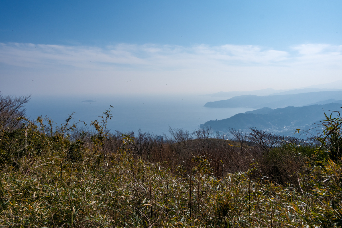 岩戸山山頂からの展望 (熱海方面)